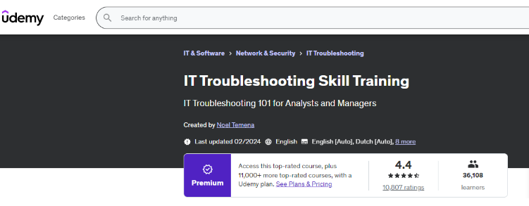 IT Troubleshooting
