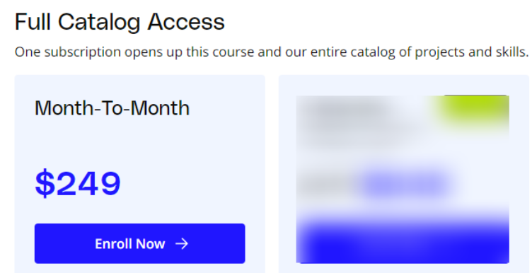 Udacity Monthly Subscription 